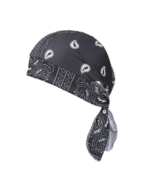 Motorcycle Head Wrap Liner a Stretchy Skull Cap Bandana for Under Helmet. An Elastic Fit Head Scarf for Biking Cycling and Outdoor Riding. Moisture Wicking and Breathable
