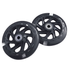 Lume Wear Replacement LED Scooter Wheels for 3 Wheel Kick Scooter a Light Up Flashing Wheel for Outdoor Riding. Easy to Install and Universal Fit for Most 3 Wheeled Scooters