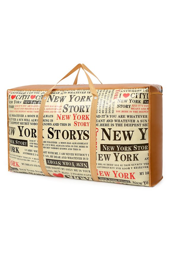 Thickened Non Woven Moving Bag with Handles a Durable Quilt Storage and Luggage Bag for Packing Clothes and Bedding. A Heavy Duty Storage Tote for Moving Travel and Home Organization