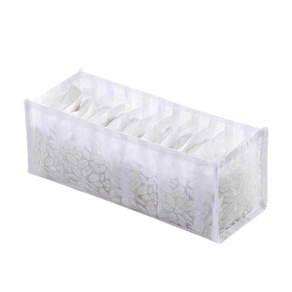 Lume Wear Underwear Storage Box With Compartments A Foldable Drawer Organizer For Bra Underpants And Socks. A Fabric Closet Bin For Bras And Panties That Keeps Dressers Tidy