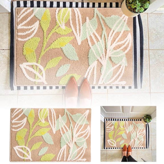 Lume Wear Other Polyester Indoor Kitchen Floor Mat, 18.5*12.6*1.97, Machine Washable