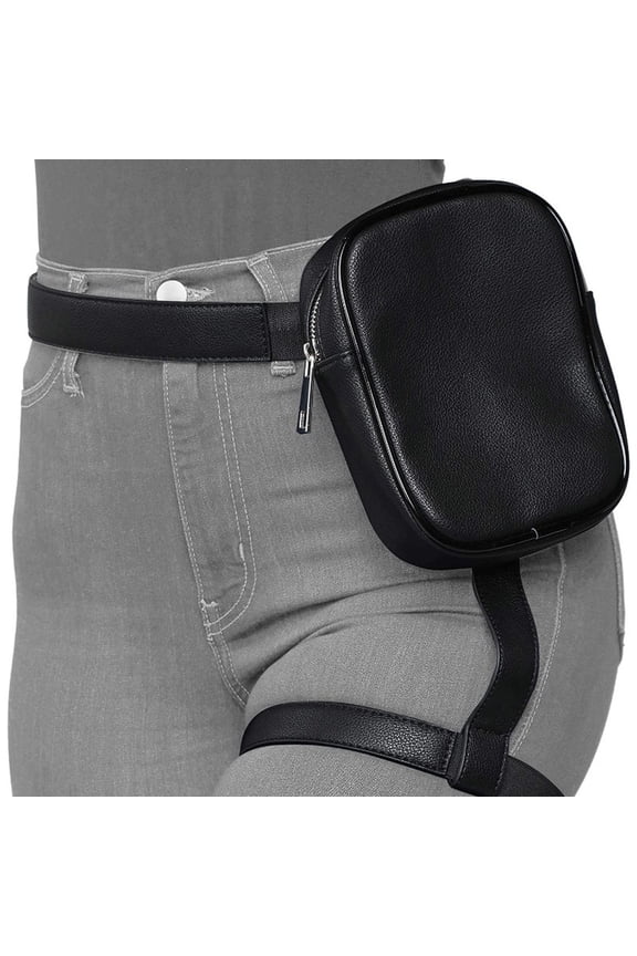 Women‘s Waterproof Thigh Leg Bag for Motorcycle Cycling and Hiking a Small Belt Bag with Removable Leg Strap. A Fashion Crossbody Fanny Pack for Phone Keys and Cash in 4 Styles