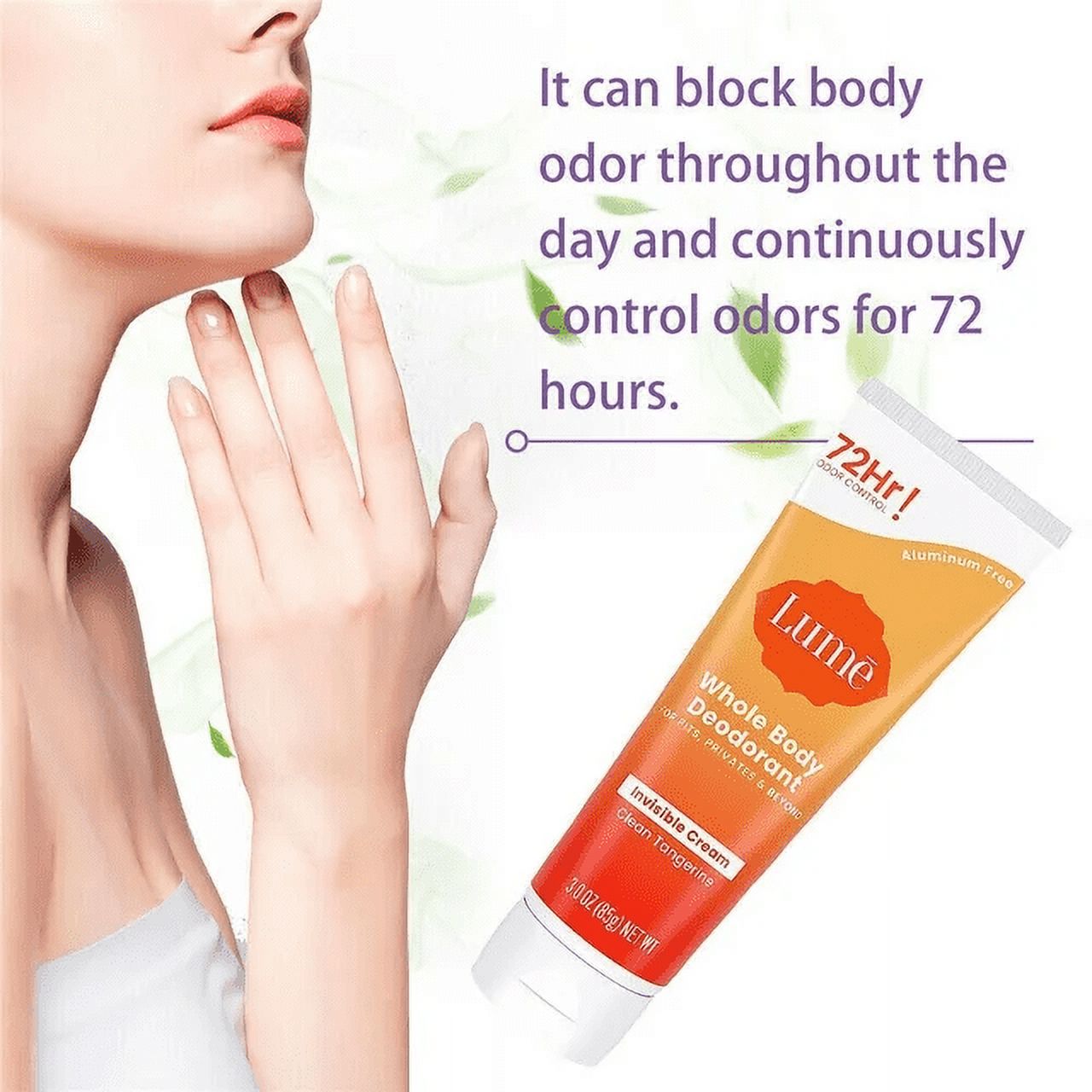 Lume Whole Body Deodorant And Soap Smooth Solid Stick With 72 Hour