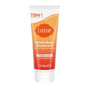 Lume Whole Body Deodorant - Invisible Cream - Aluminum Free - Clean Tangerine - 2.2oz Tube
