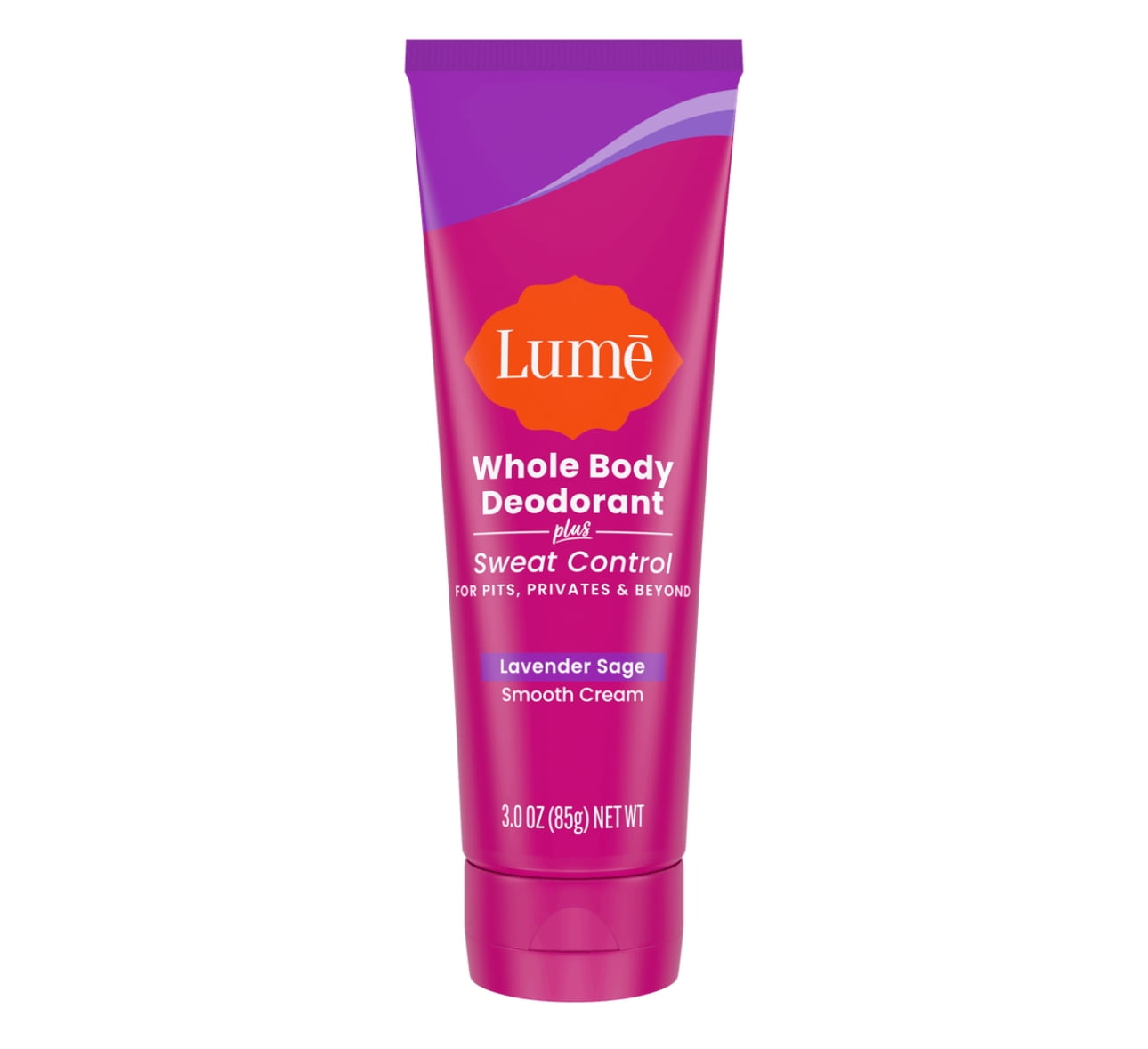 Lume Whole Body Deodorant Plus Sweat Control Smooth Cream 3.0