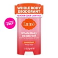 thumbnail image 1 of Lume Whole Body Women’s Deodorant - Smooth Solid Stick - Aluminum Free - Peony Rose - 2.6oz, 1 of 11