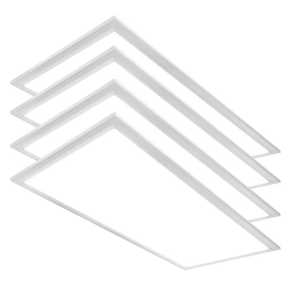 LumeGen 2x4 LED Flat Panel Light - Case of 4, Adjustable Wattage 50W/60W/70W, Color Tunable 3500K/4000K/5000K/5700K/6500K, DLC Premium LED Panel Lights for Offices, Hospitals - 23.74" W x 23.74" L
