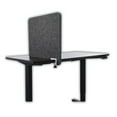 thumbnail image 1 of Lumeah Desk Divider Privacy Panel Sound Reducing Office Partition For Desk Cubical, 23.5 X 1 X 22, Polyester, Ash, 1 of 2