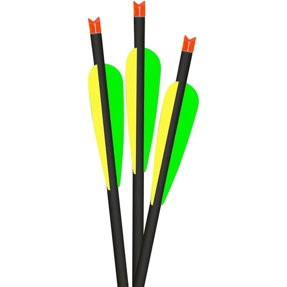 Lumenok 22" Barnett Headhunter Equipped Crescent Bolt End 3PK HD Orange