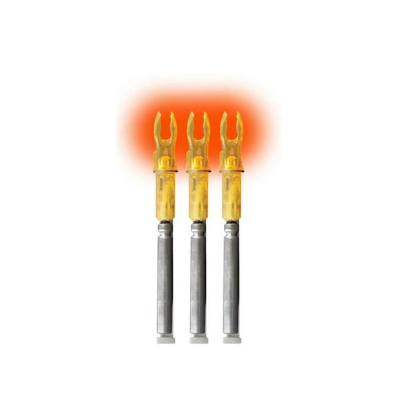 Lumenok X Lighted Arrow Nock Orange 3PK