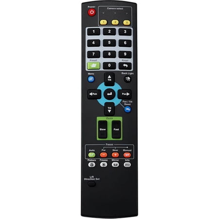 Lumens VC-IR01 Remote Control; Compatible with VC-BC301P and All Lumens PTZ Cameras; Include All Common Function