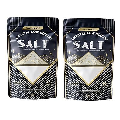 Lumentaste Crystal Low Sodium Salt 8.8OZ - 2Pack