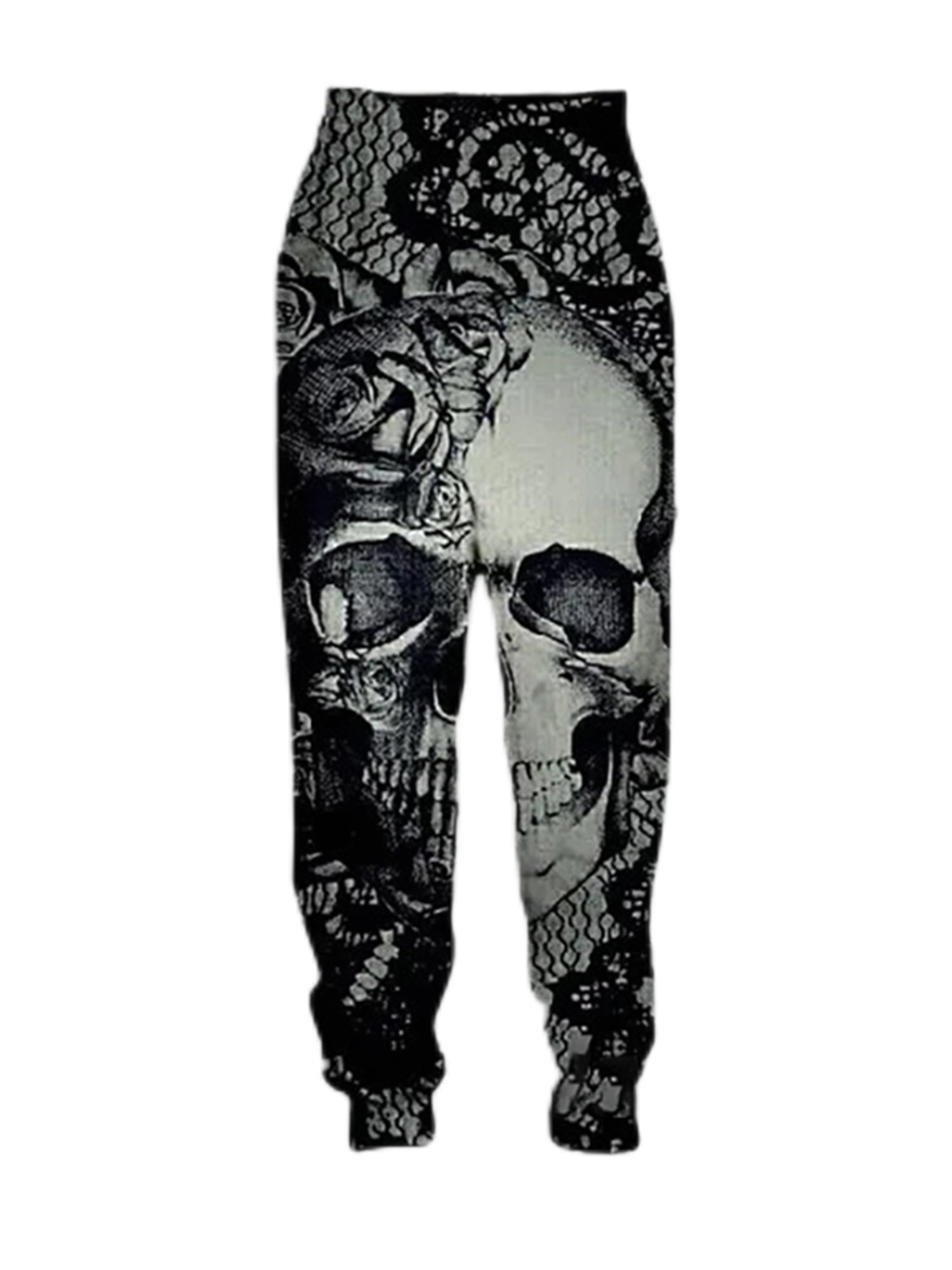 Lumento Ladies Baggy Workout Pants Casual Floral Print Harem Pant Loose