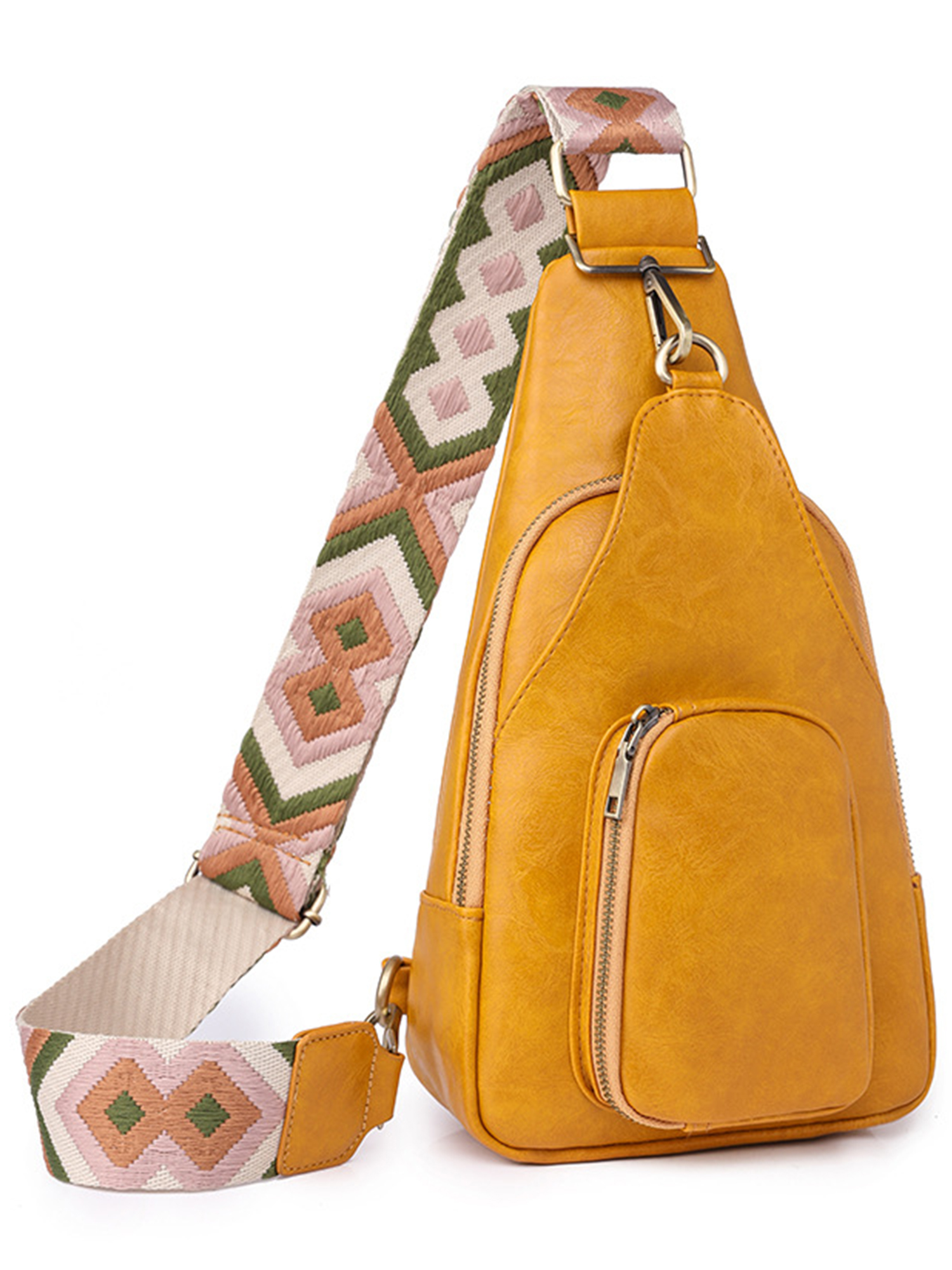 Lumento Ladies Chest Bags Crossbody Shoulder Purse Pouch Sling Bag PU