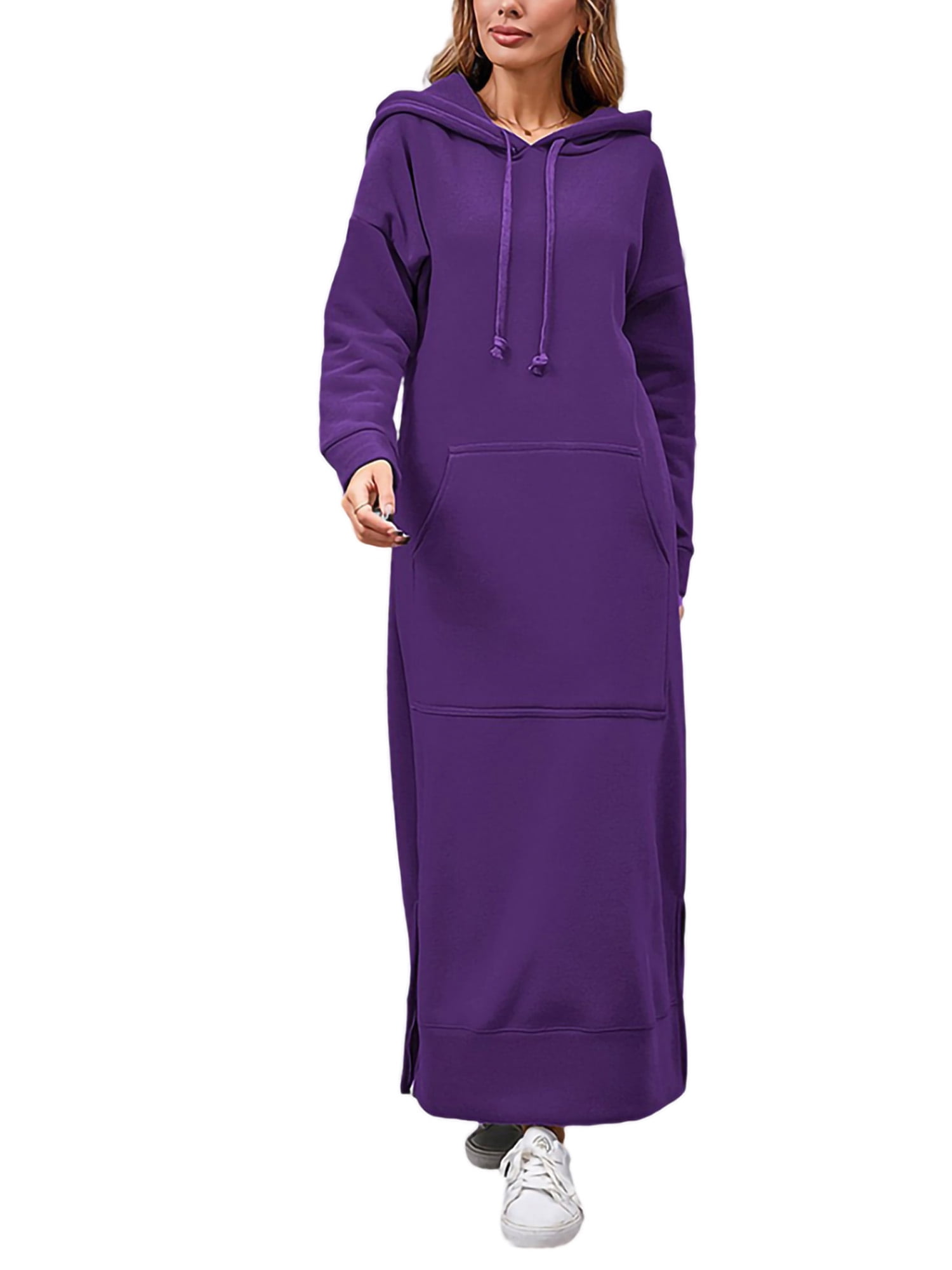 FARORO Hoodies Pullover for Women Sweatshirts Long Sleeve Loungewear Sports  Top Casual Clothes with Pockets Purple : : Clothing, Shoes &  Accessories