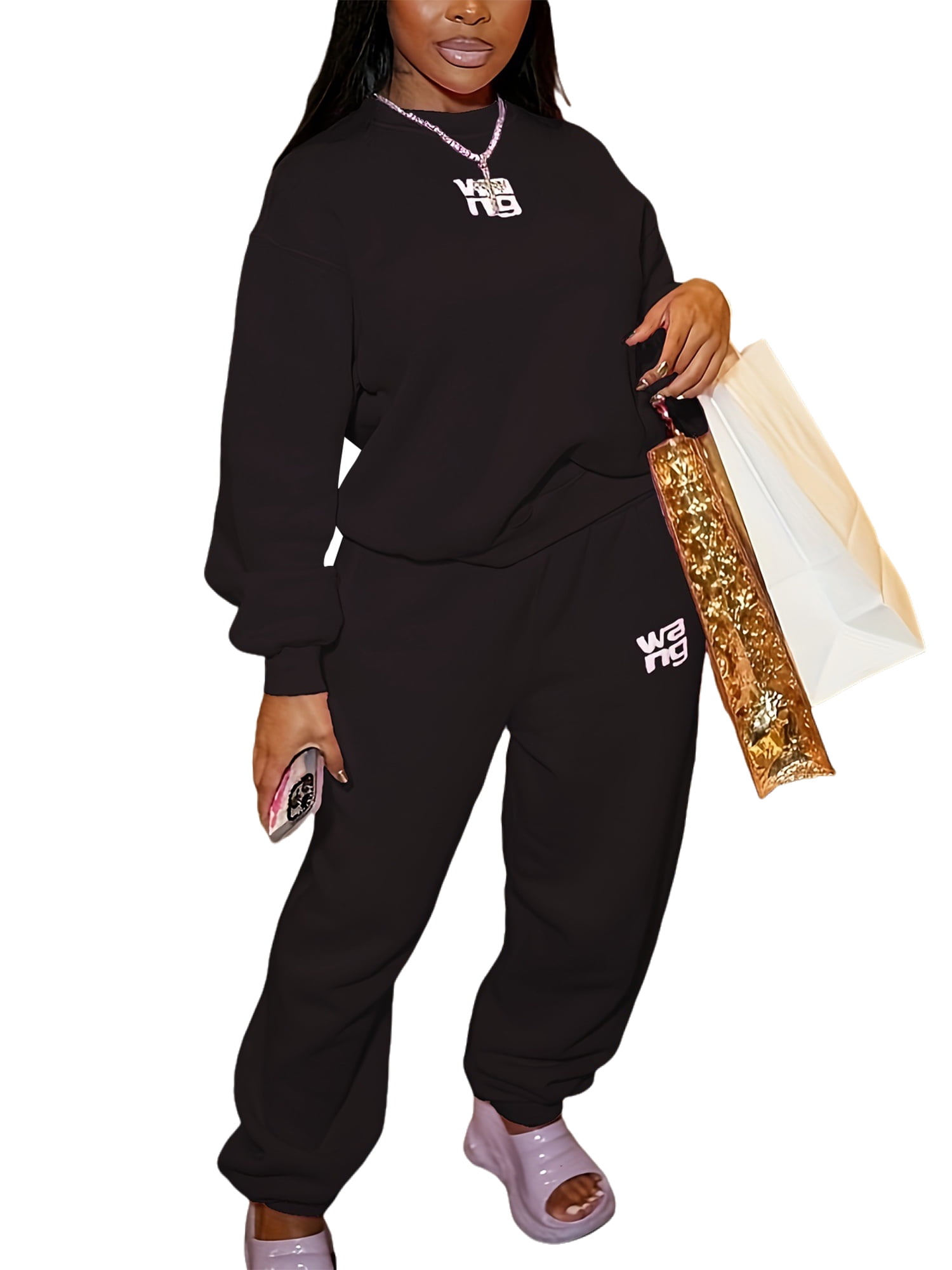 Polo sweat suit women's plus size sale