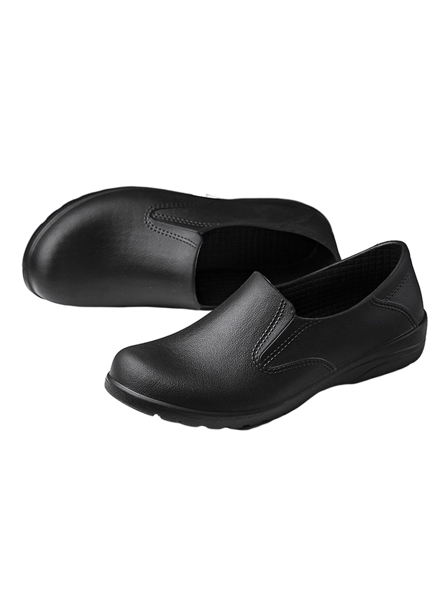 Lumento Man Kitchen Shoes Waterproof Work Shoe Chef Flats Slip
