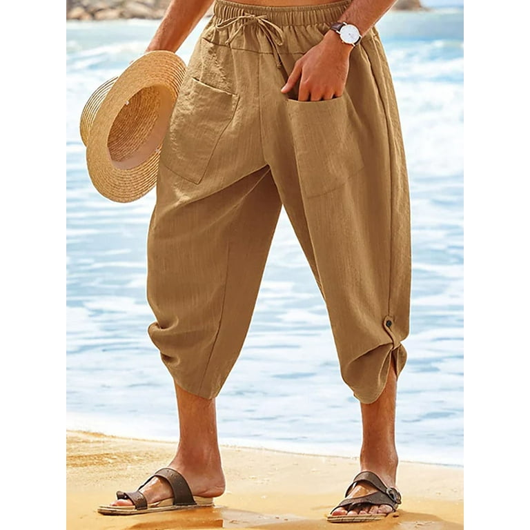 Mens capri slacks top