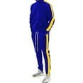 thumbnail image 1 of Lumento Mens Sweatshirts+Pant Outfits Long Sleeve Jogger Sets Two Pieces Tracksuit Set Casual Sweatsuit Stand Up Neck Royal Blue M, 1 of 2