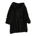 thumbnail image 1 of Lumento Sherpa Pullover Hoodies Sweatshirt Tops for Women Fluffy Fleece Sleepwear Blouse Tops Nightwear Lounge Wear, 1 of 2