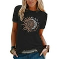 thumbnail image 1 of Lumento Summer Blouse T-shirt for Womens Short Sleeve O-neck Floral Print Tunic Blouse Top Ladies Casual Loose Top, 1 of 3