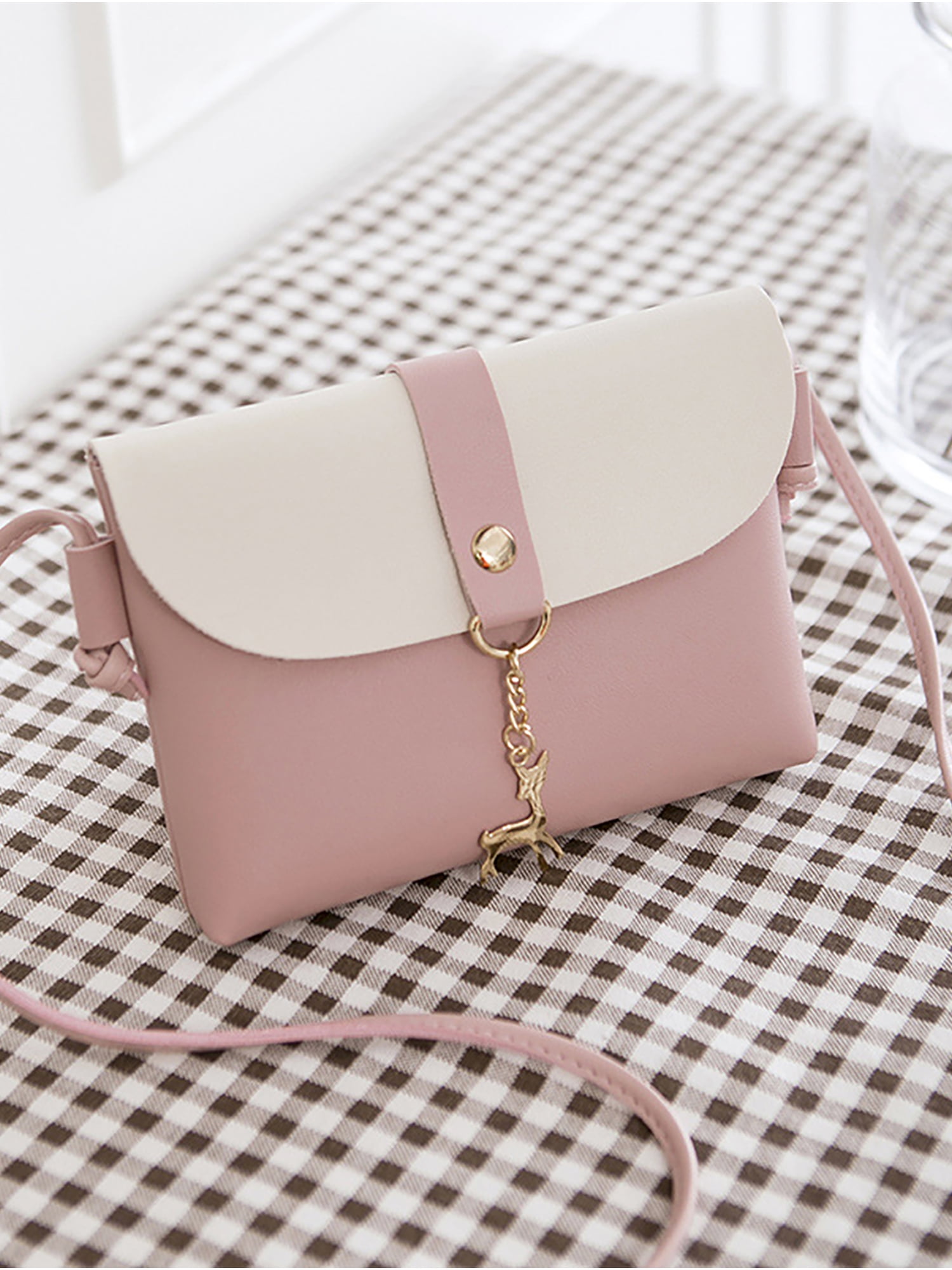 Girls Mini Fashion Logo Shell Handbag