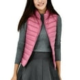 thumbnail image 1 of Lumento Women Outwear Stand Collar Down Jackets Long Sleeve Puffer Vest Casual Waistcoat Sleeveless Pink M, 1 of 3