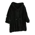 thumbnail image 1 of Lumento Women Sherpa Pullover Shirt Fuzzy Fleece Sweatshirt Tops Lounge Wear Blouse Tops, 1 of 2