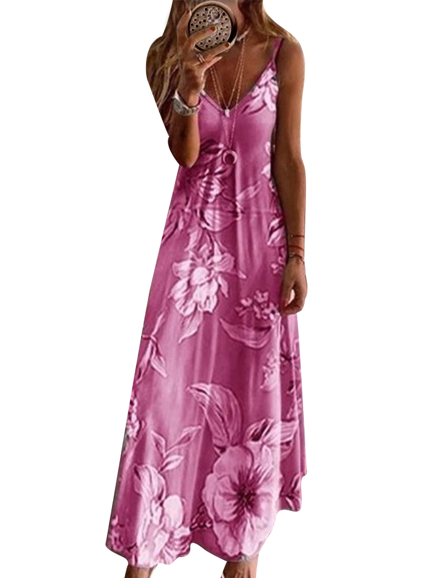 Sleeveless Night Dress For Ladies Women White Summer Cotton Sleeveless  Night Dress Long