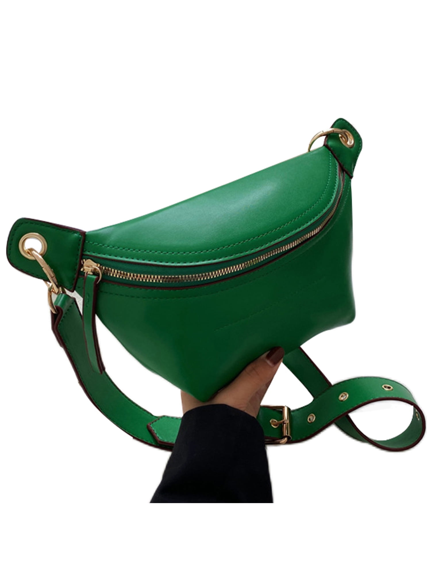 Multi-pocket Women Shoulder Bag Fashion PU Leather Funny Pack Bum