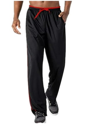 SACUIMAN Mens Sweatpants with Zipper Pockets Open Bottom Athletic Pants for  Workout,Running,Training,Jogging,Gym