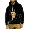 thumbnail image 1 of Lumeqa Cat Dog Carrier Hoodie Big Pet Pouch Sweatshirt Puppy Kitten Holder Carrier Pullover Top Kangaroo Unisex Hoodies, 1 of 5