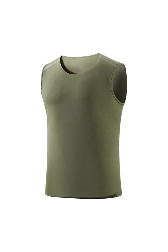 Men's Active Athletic Tech Tank Top - Workout & Training Activewear Sleeveless T-Shirt Undershirt Tanks