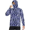 thumbnail image 1 of Lumeqa Sun Protection Shirts for Men UPF 50+ Men’s Long Sleeve Performance Fishing Hiking Shirt with Mask UV Neck Gaiter Hoodie Blue XL, 1 of 6