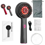 Lumetra Red Hair Massager, Lumetra Scalp Massager, Lumetra Multi-Function Electric Scalp Massage Comb for Hair, 2 in 1 Electric Scalp Massager and Hair Oil Applicator