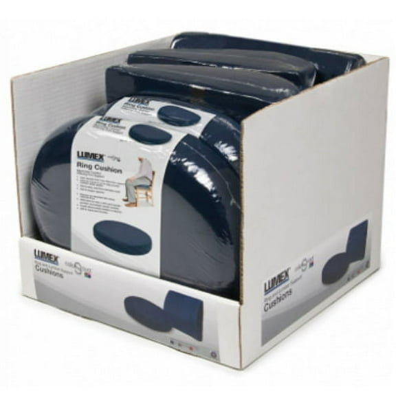 Lumex DM806 Lumbar Support and Ring Cushion Retail Set (4 Lumbar, 2 Ring)