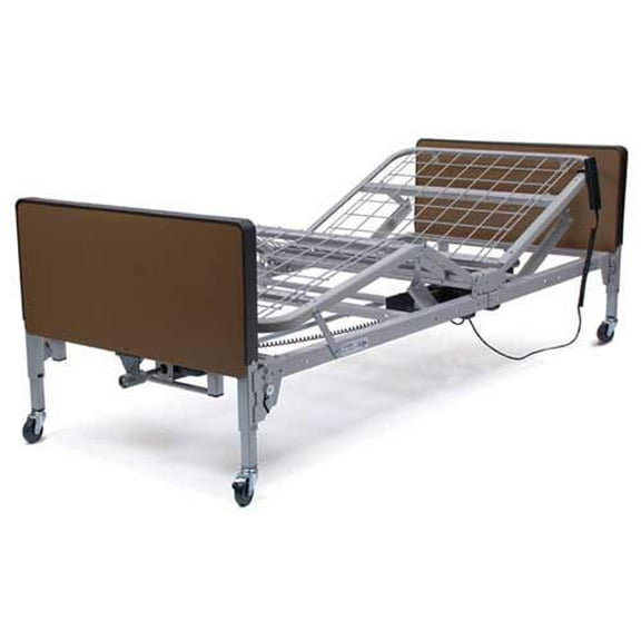 Lumex Patriot Full-Electric Bed, Hospital Bed for Home Care and Medical Use, US04058