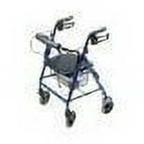 Lumex RJ4302B Walkabout 4-Wheel Hemi Rollator, Blue