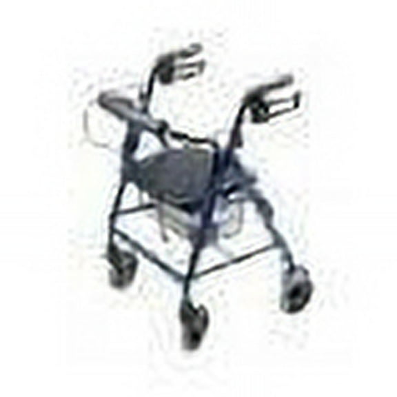 Lumex RJ4302B Walkabout 4-Wheel Hemi Rollator, Blue