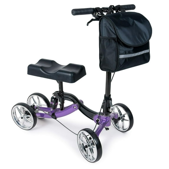 Lumex S8 Knee Scooter, Steerable Rolling Knee Walker for Adult Foot & Leg Injuries