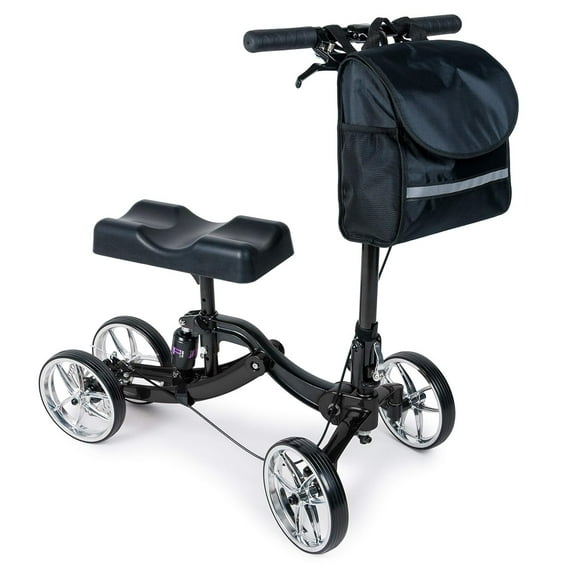 Lumex S8 Knee Scooter, Steerable Rolling Knee Walker for Adult Foot & Leg Injuries