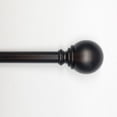 thumbnail image 1 of Lumi 1" Oil Rubbed Bronze Ball Single Curtain Rod, 72-144", 1 of 4