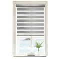thumbnail image 1 of Lumi Blackout Cord-Free Zebra Blinds Fabric Roller 31" x72", Grey, 1 of 8