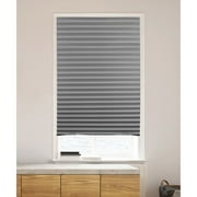 Lumi Cordless Gray Paper Room Darkening Temporary Pleated Shade 6-PK 36 W x 72 H Inches