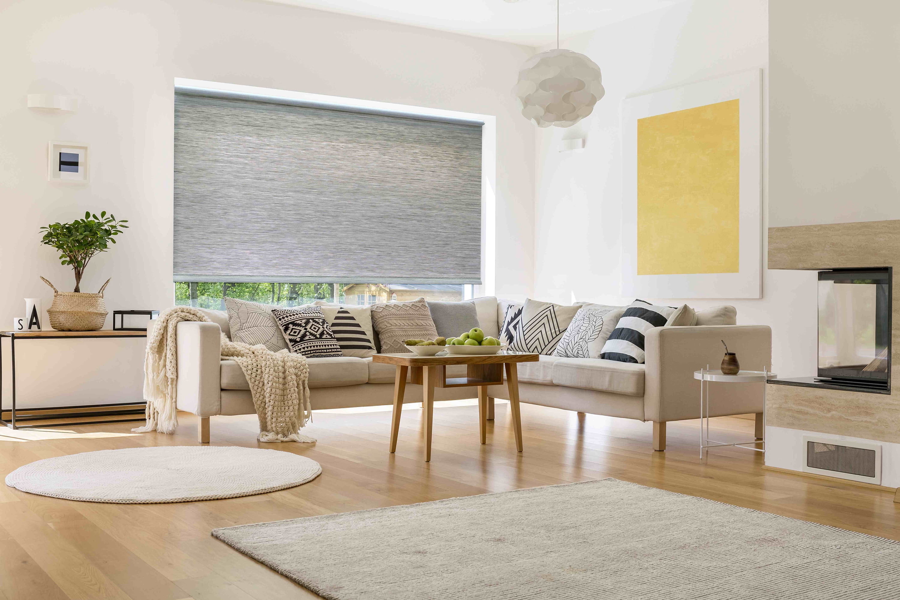 Fabric roller shades deals