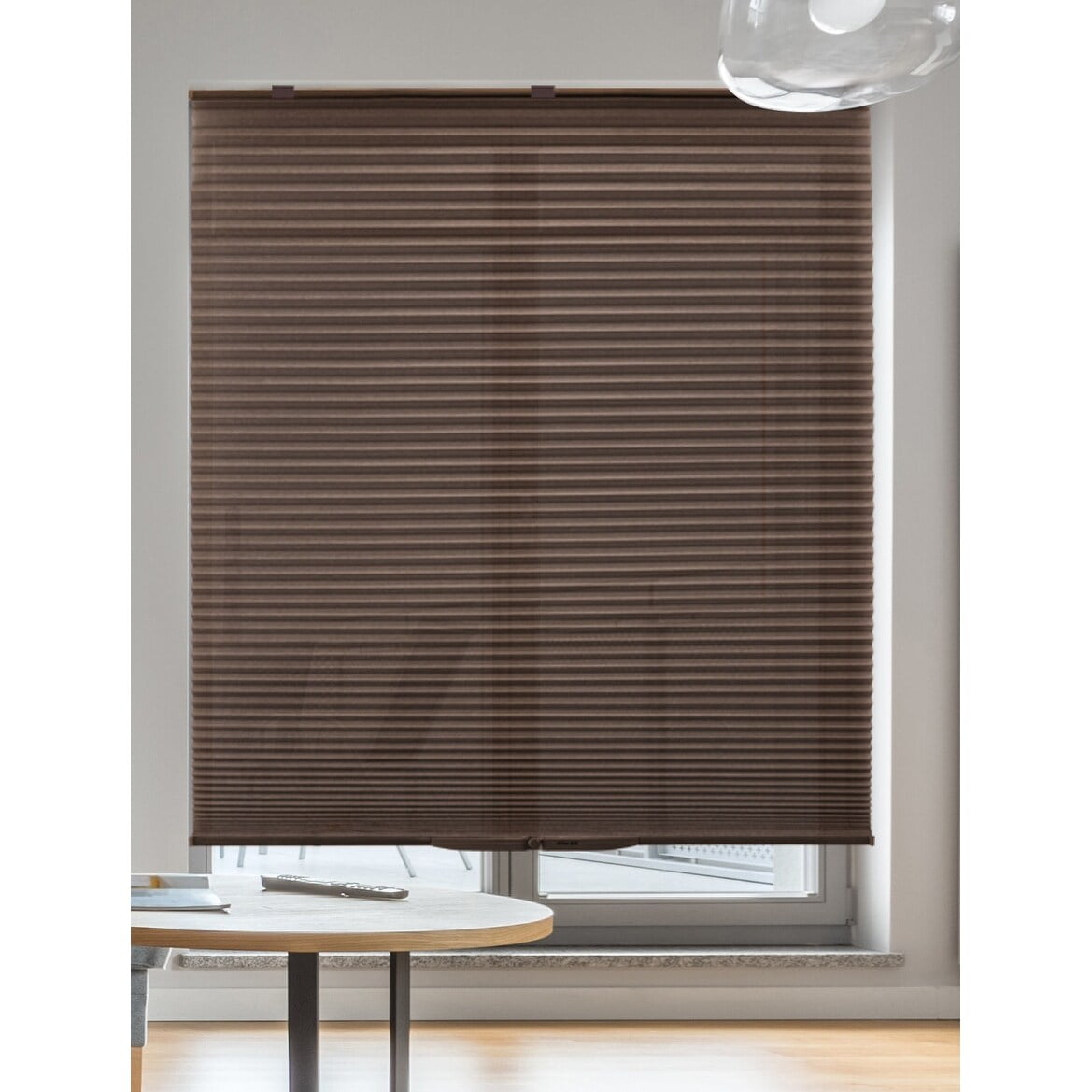 Lumi Cordless White/ Ivory/ Mocha Honeycomb POP Shades Light Filtering 34 W x 64 H Inches - Mocha