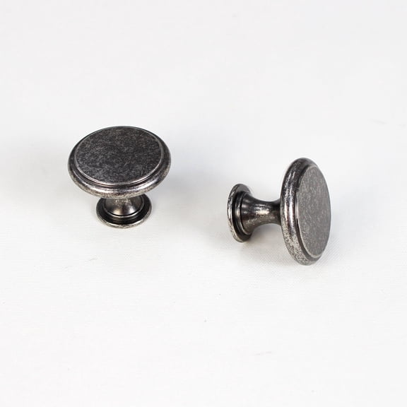 Lumi Home Furnishings Cabinet Knob Classic Antique Nickel 4-Pack