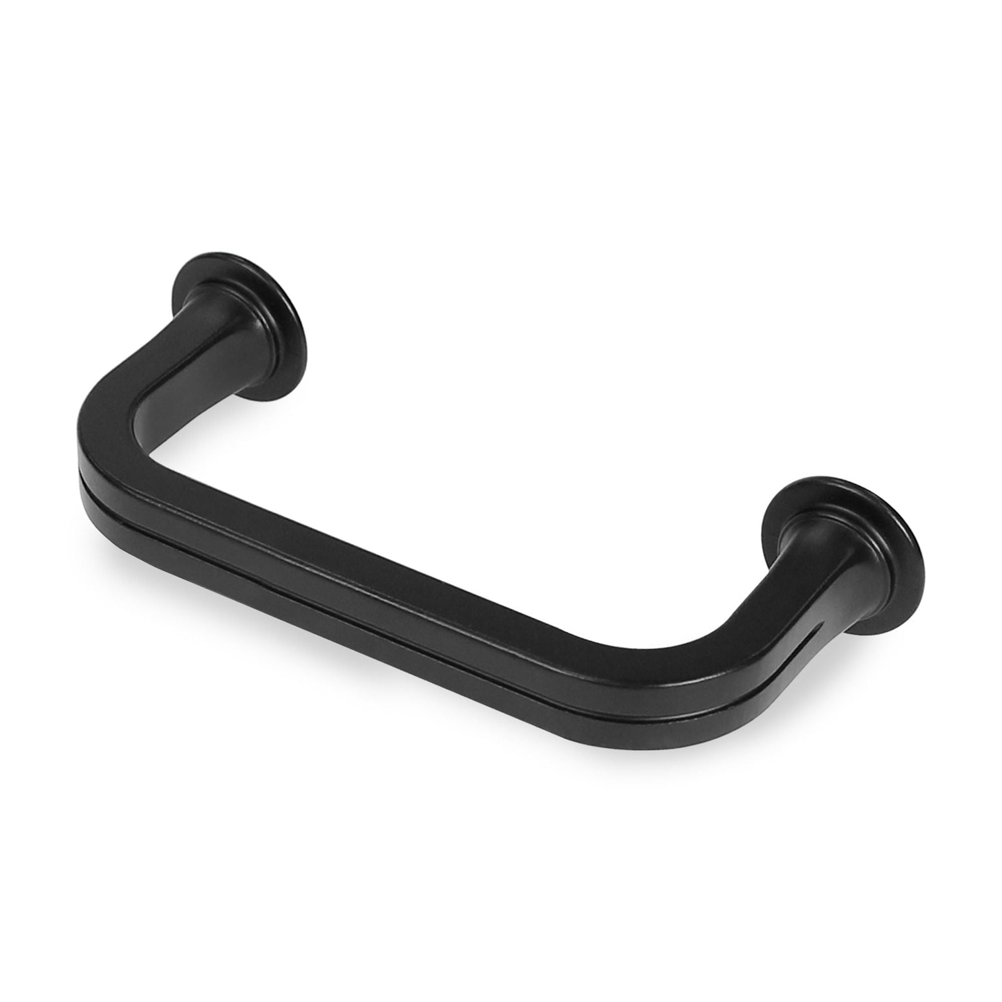 Lumi Home Furnishings Drawer Pull Classic 3" Matte Black 4-Pack