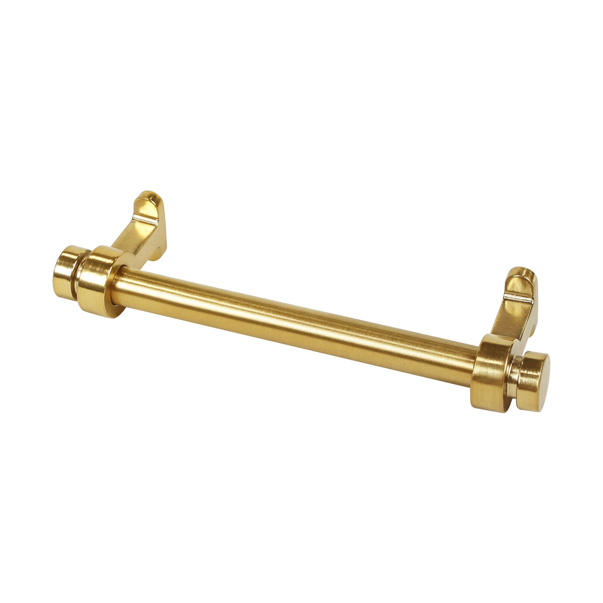 Lumi Home Furnishings Drawer Pull Vintage 3.75" Brass 4-Pack