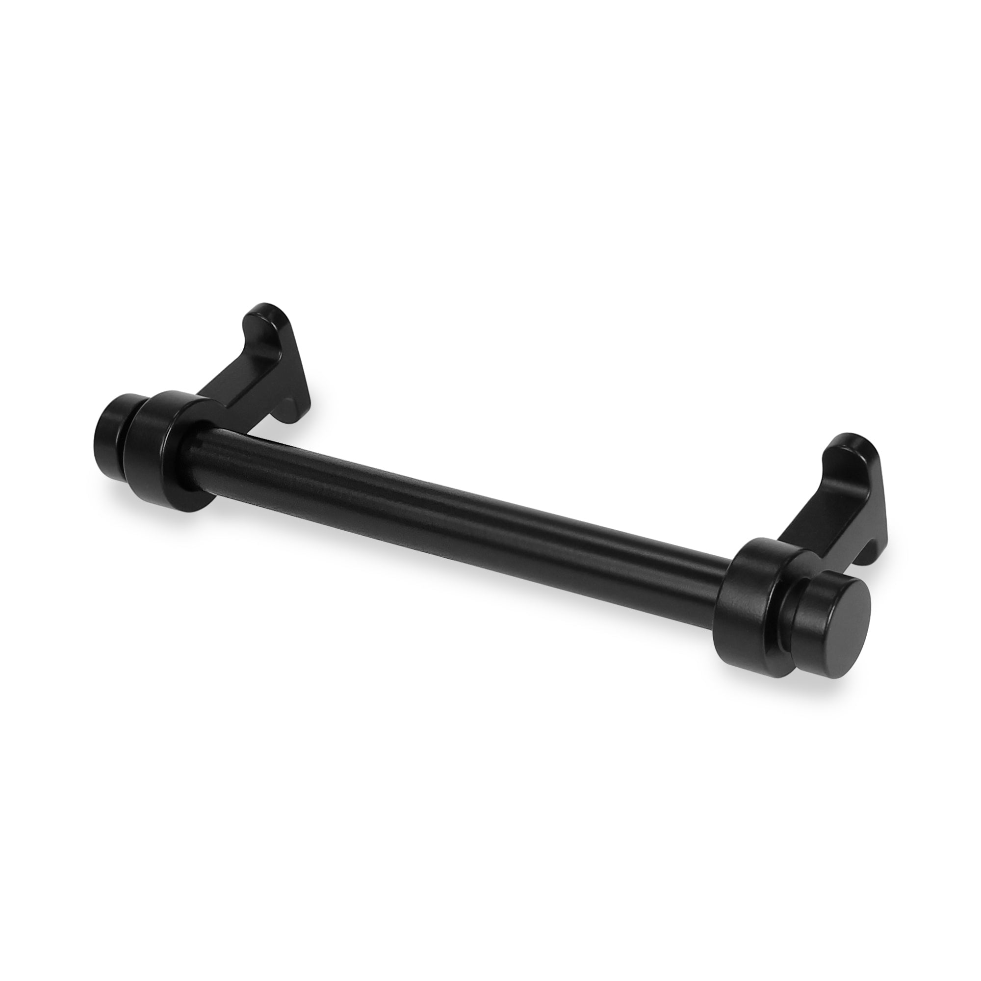 Lumi Home Furnishings Drawer Pull Vintage 3.75" Matte Black 2-Pack